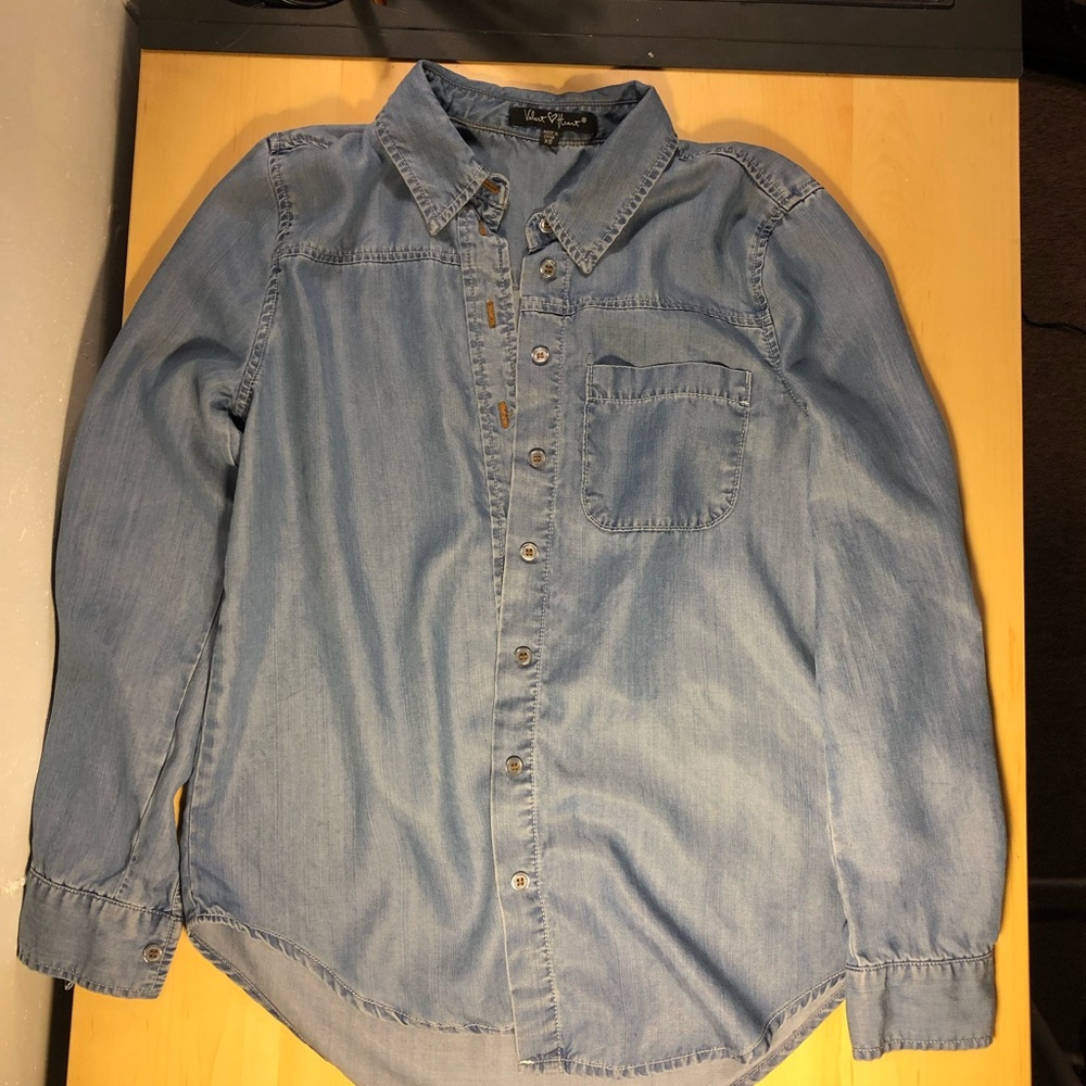 Velvet Heart Denim Shirt